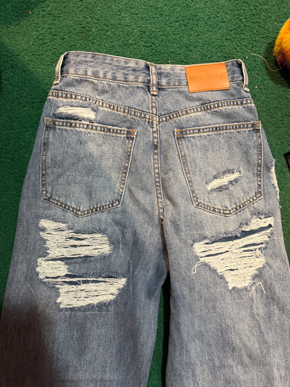 NWOT White Fox Boutique Distressed Light Wash Boyfriend Jeans